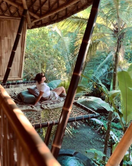 Eco Bamboo Island Bali - Bamboo House #4 Villa Selat ภายนอก รูปภาพ