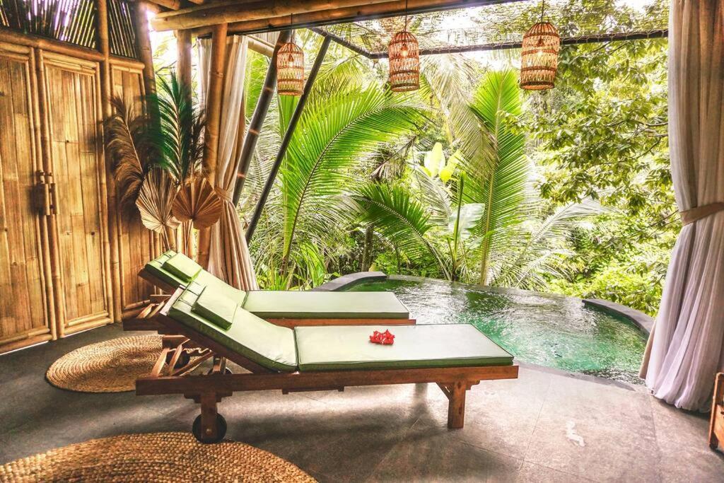 Eco Bamboo Island Bali - Bamboo House #4 Villa Selat ภายนอก รูปภาพ