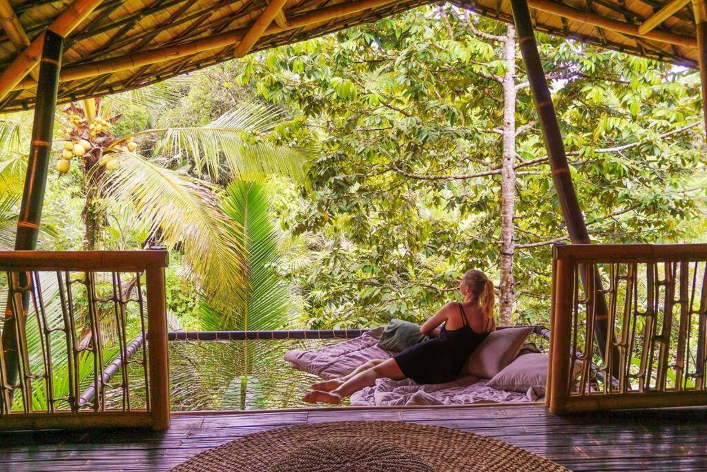 Eco Bamboo Island Bali - Bamboo House #4 Villa Selat ภายนอก รูปภาพ