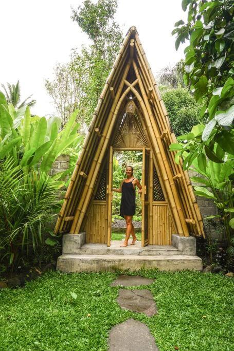 Eco Bamboo Island Bali - Bamboo House #4 Villa Selat ภายนอก รูปภาพ