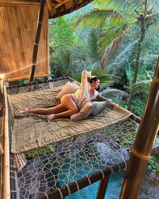 Eco Bamboo Island Bali - Bamboo House #4 Villa Selat ภายนอก รูปภาพ