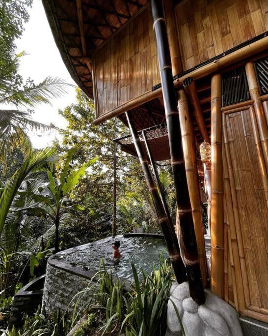 Eco Bamboo Island Bali - Bamboo House #4 Villa Selat ภายนอก รูปภาพ