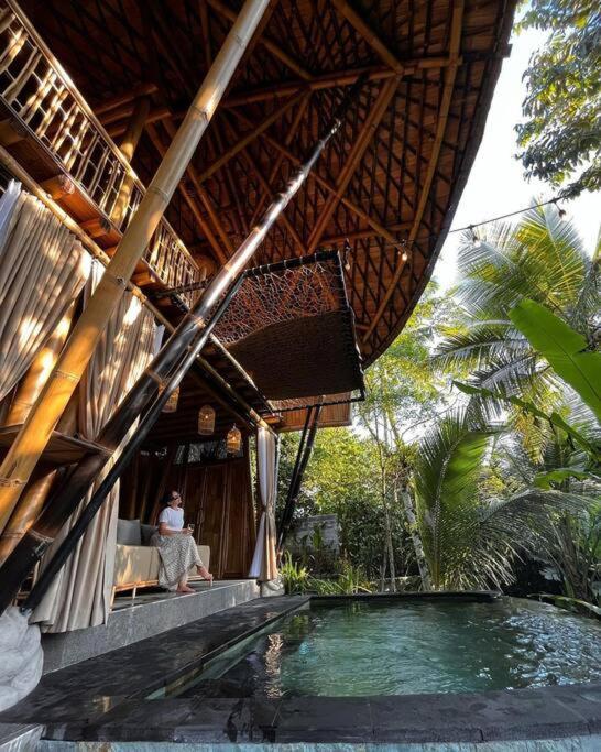 Eco Bamboo Island Bali - Bamboo House #4 Villa Selat ภายนอก รูปภาพ
