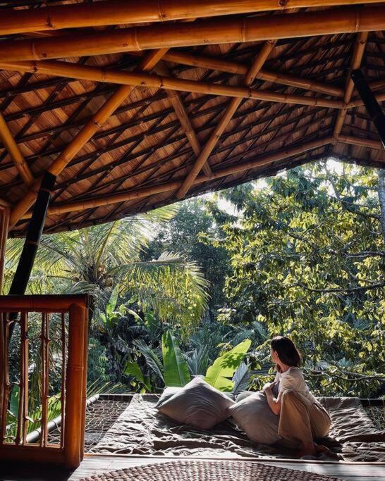 Eco Bamboo Island Bali - Bamboo House #4 Villa Selat ภายนอก รูปภาพ