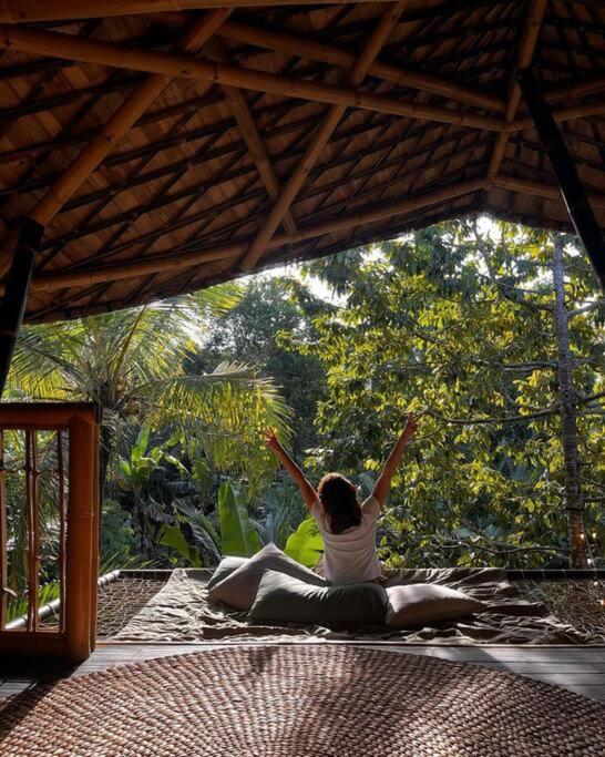 Eco Bamboo Island Bali - Bamboo House #4 Villa Selat ภายนอก รูปภาพ