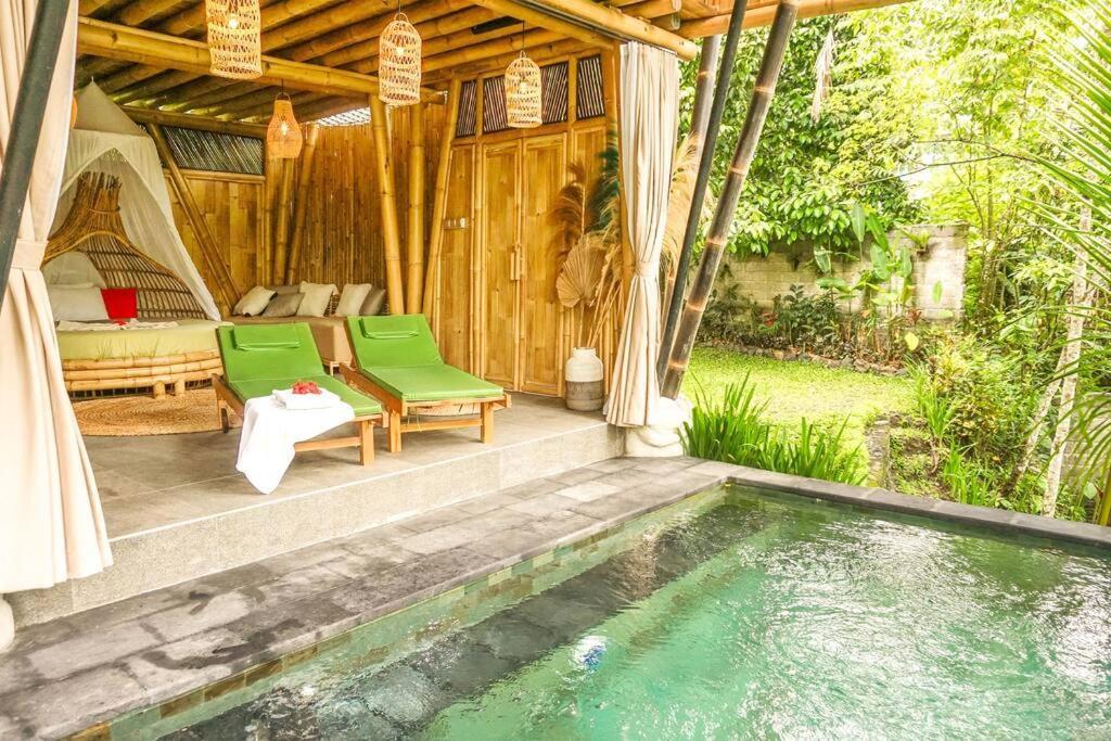 Eco Bamboo Island Bali - Bamboo House #4 Villa Selat ภายนอก รูปภาพ